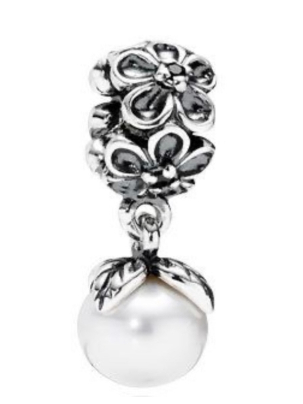 Pandora Sterling Silver Odyssey Charm With Pearl